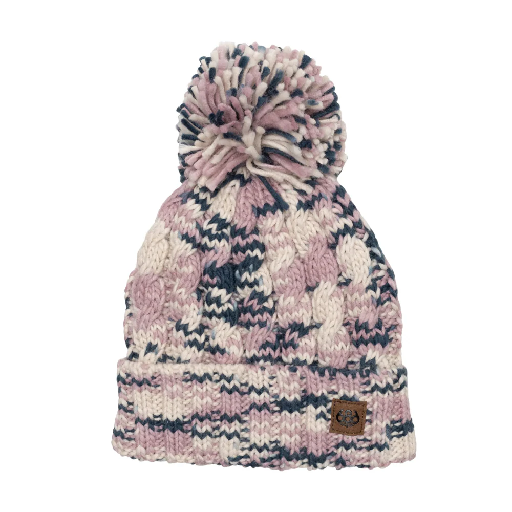 686 Womens Chunky Ribbed Cuffed Beanie - Image 2