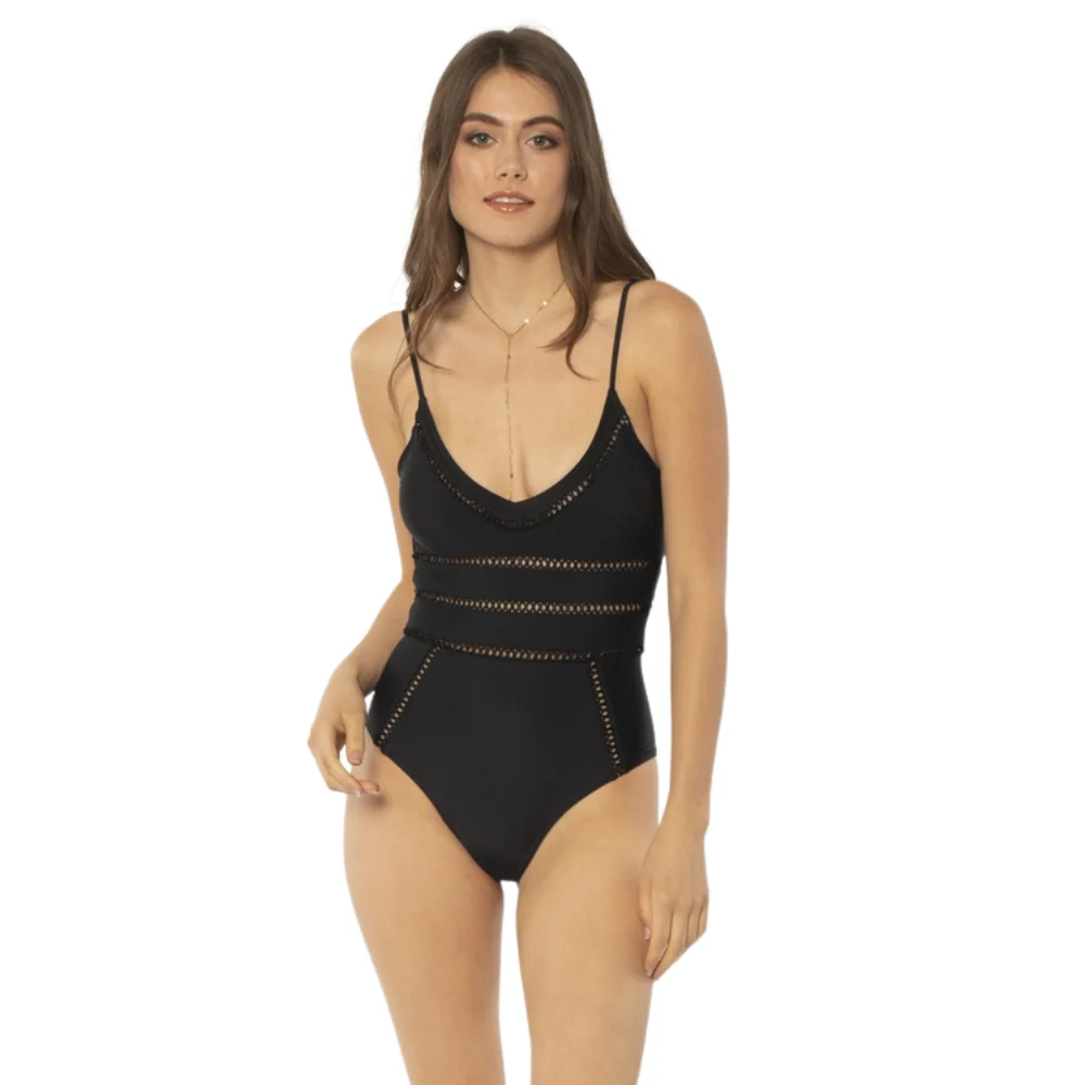 Amuse Society Womens Solid Kayla One Piece - Image 3