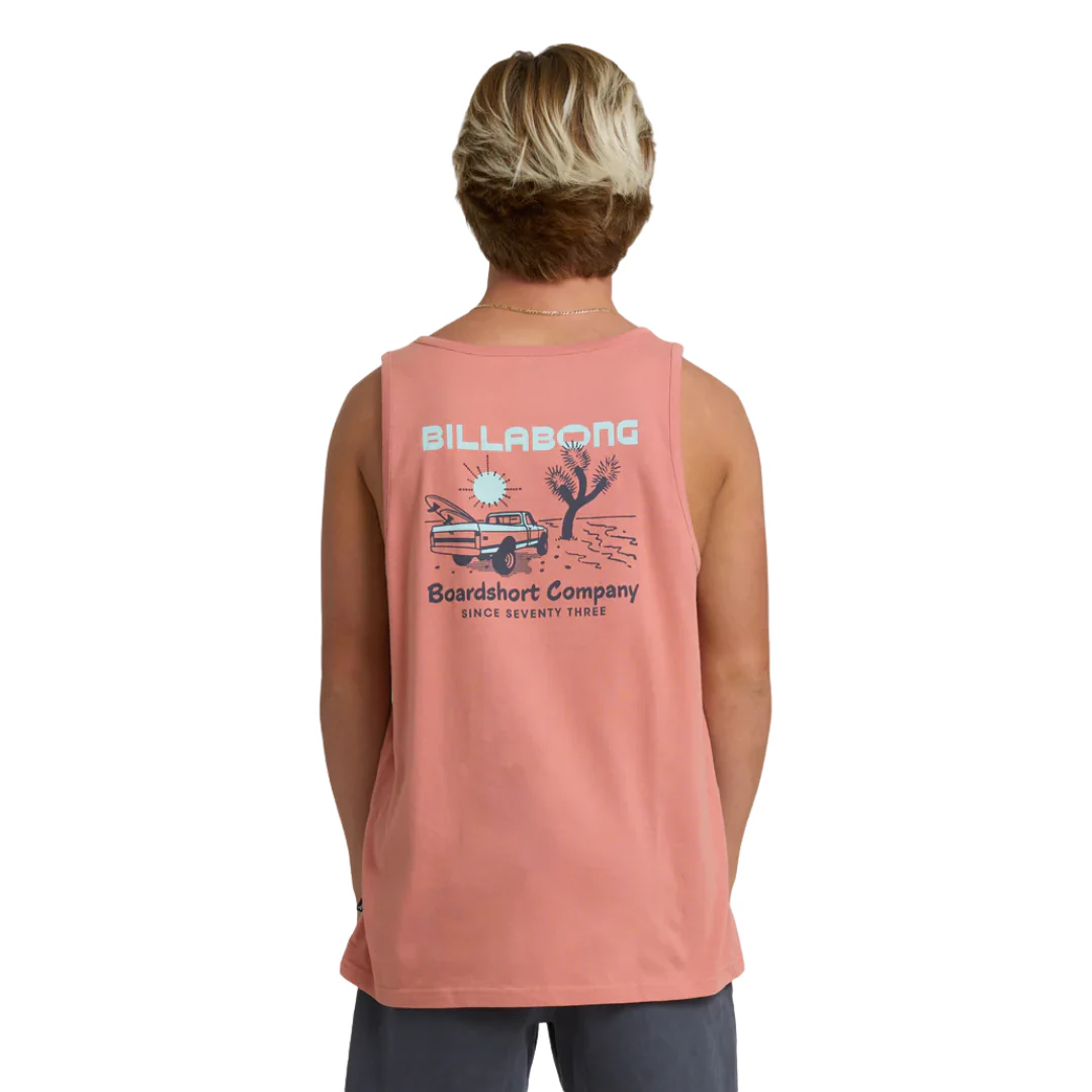Billabong Men's Tailgating Tank - Ash Rose - Image 2