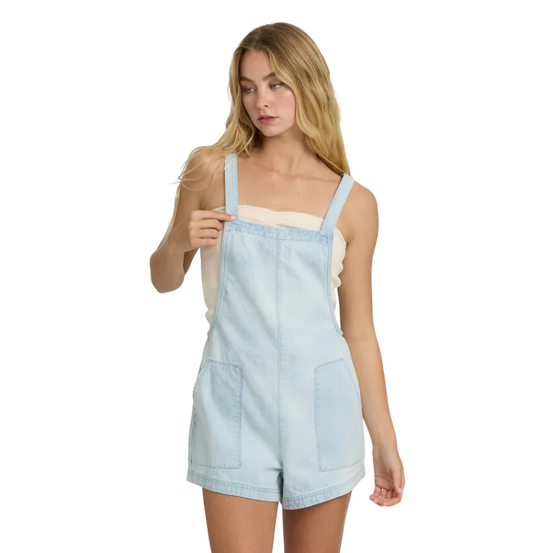Billabong Women's Beach Crush Denim Overall