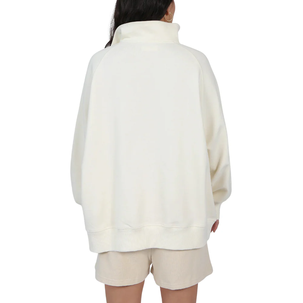 Brunette NYBF Crew 1/2 Zip - Image 4