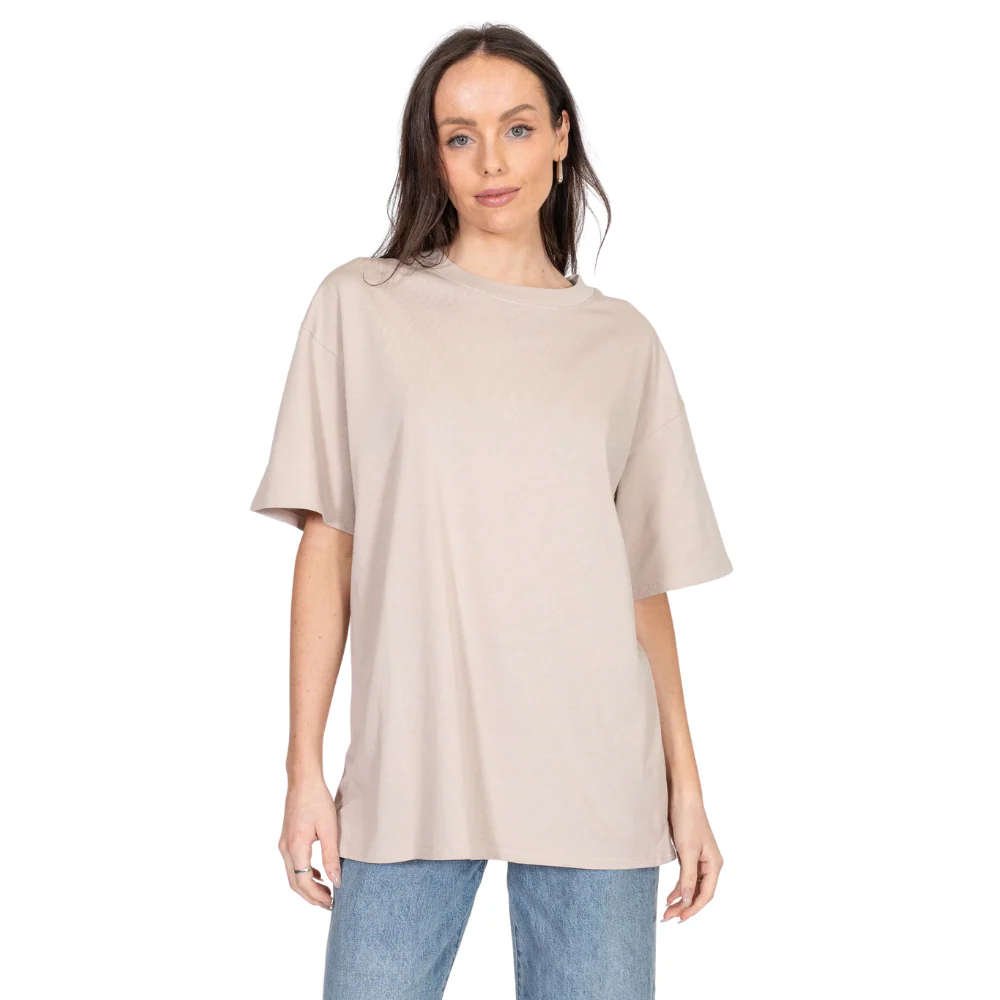 Brunette Oversized Boxy Tee - Image 2