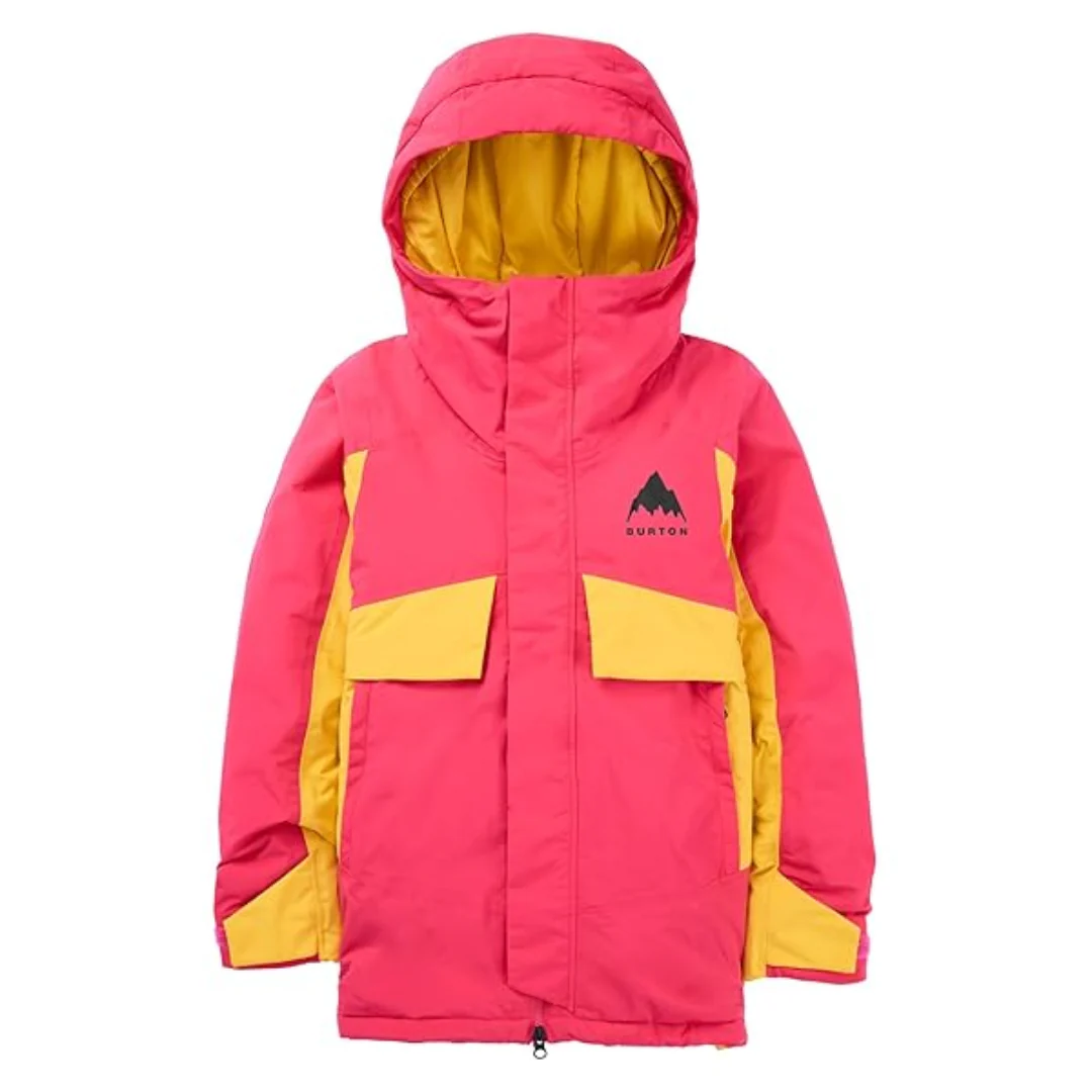 Burton Kids' Ascutney 2L Jacket - Azalea Pink/Goldenrod