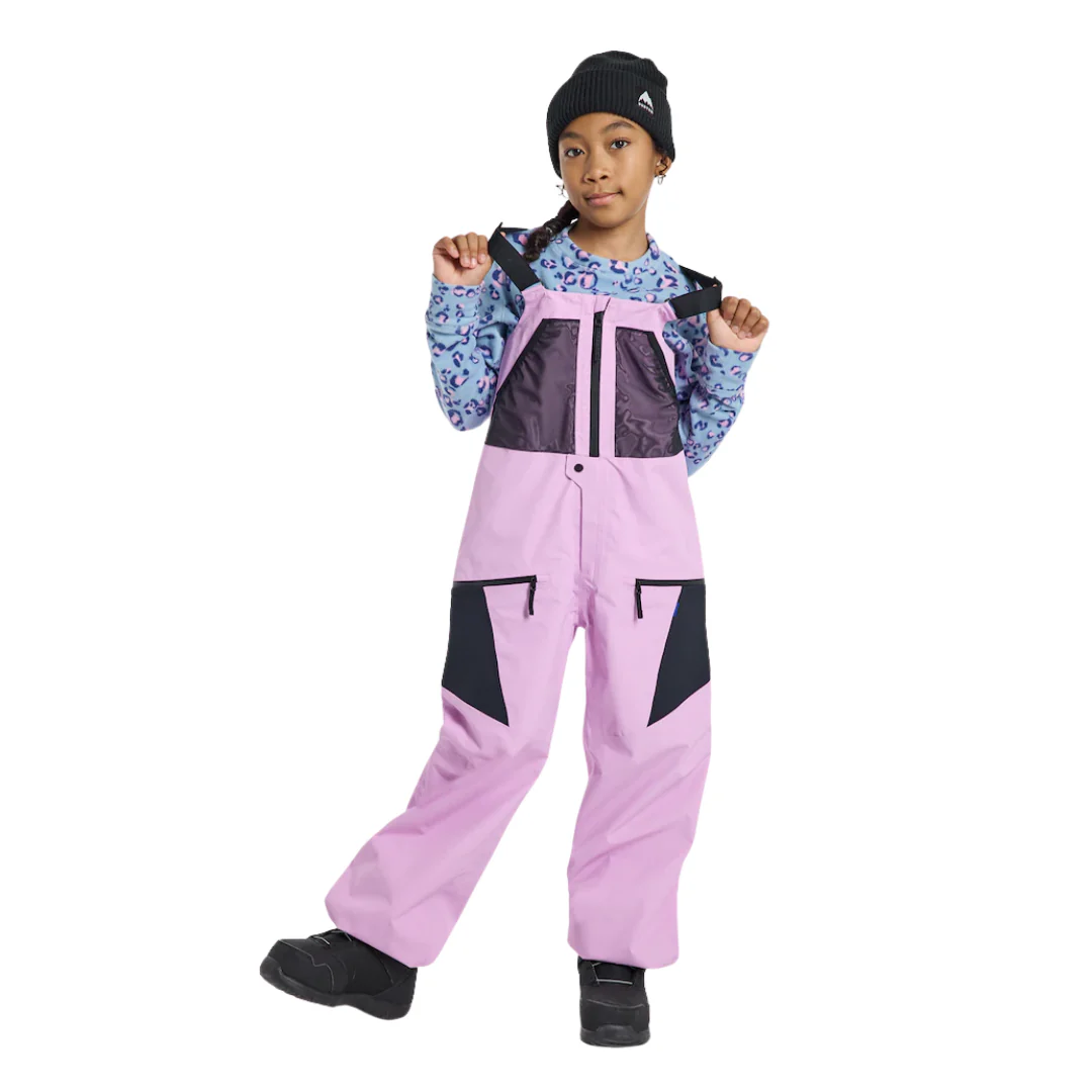 Burton Kids' Outbeam 3L Bib Pants - Orchid Purple / True Black