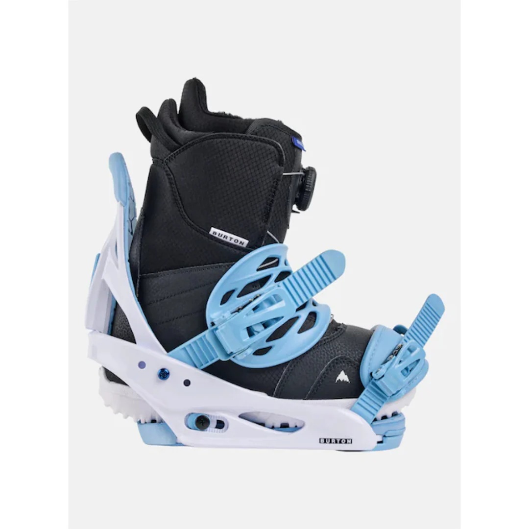 Burton Kids' Smalls Re:Flex Snowboard Bindings - Dusty Blue - Image 5