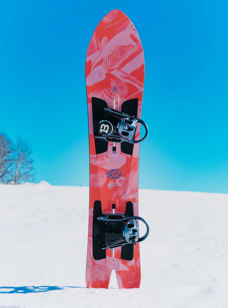 Burton Men's 3D Family Tree Channel Surfer Flat Top Snowboard-Multi