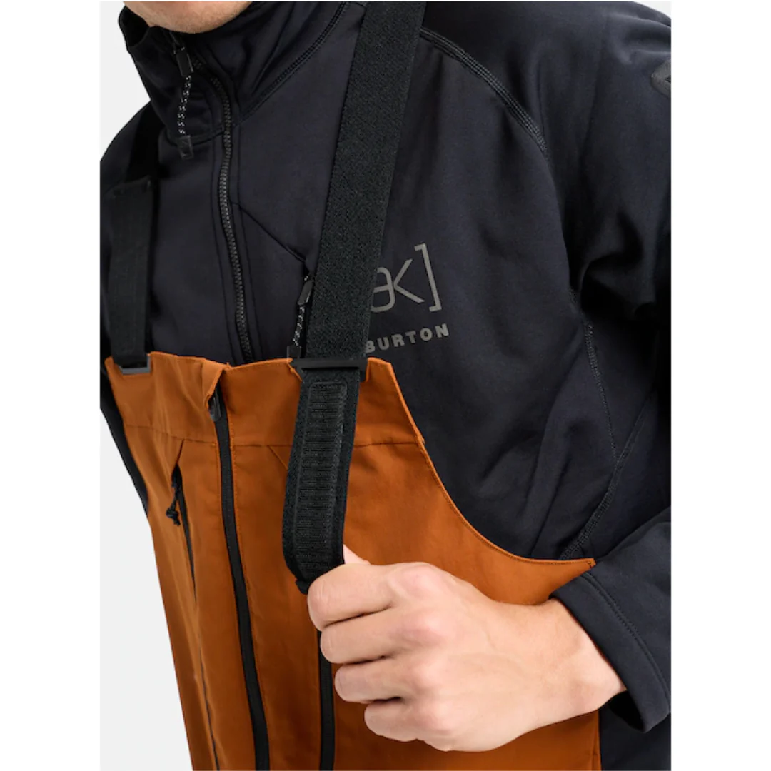 Burton Men's AK Cyclic Gore -Tex Bib Snowpants - Chestnut Brown - Image 8