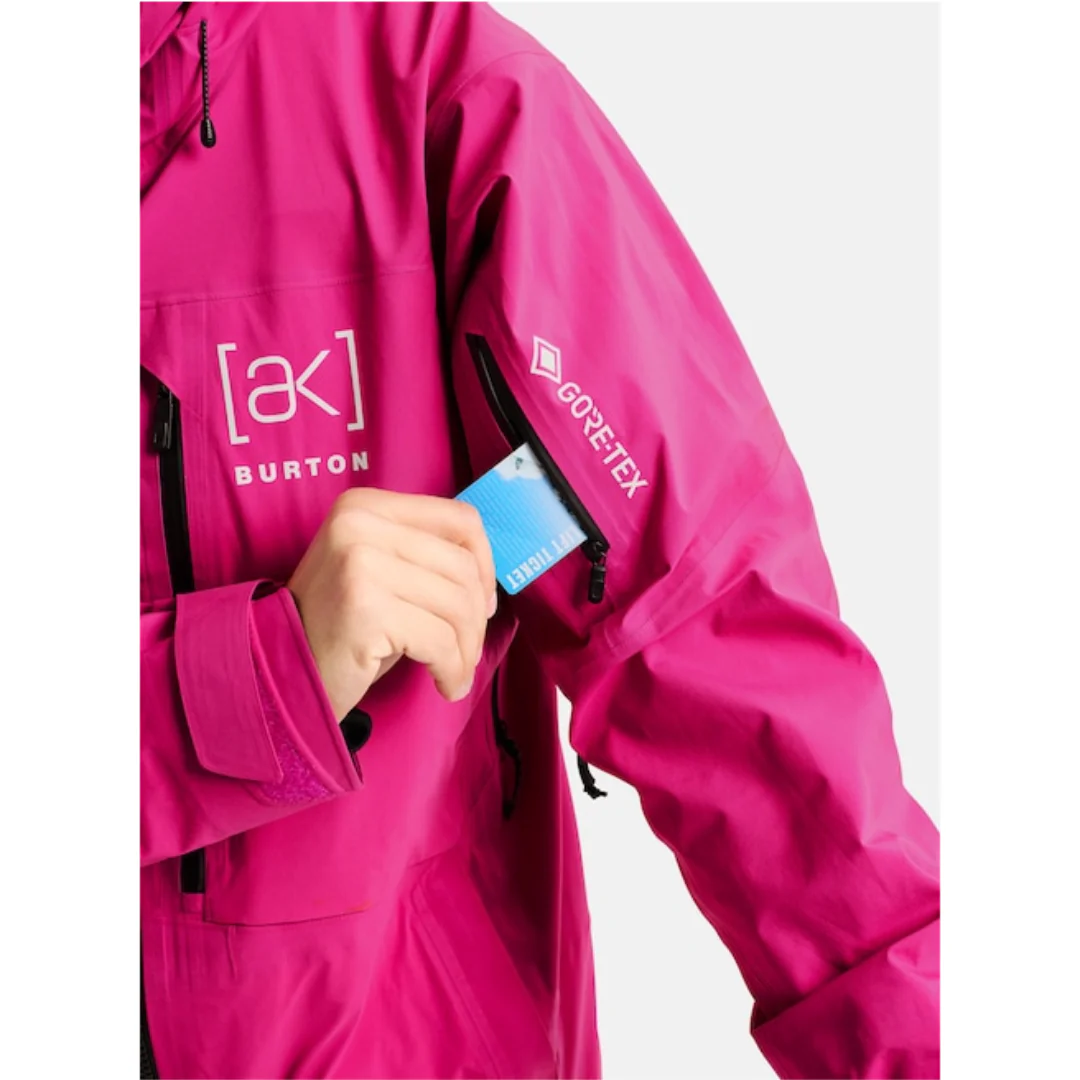 Burton Men's [ak] Hover GORE‑TEX C-Knit 3L Stretch Jacket - Very Berry - Image 5