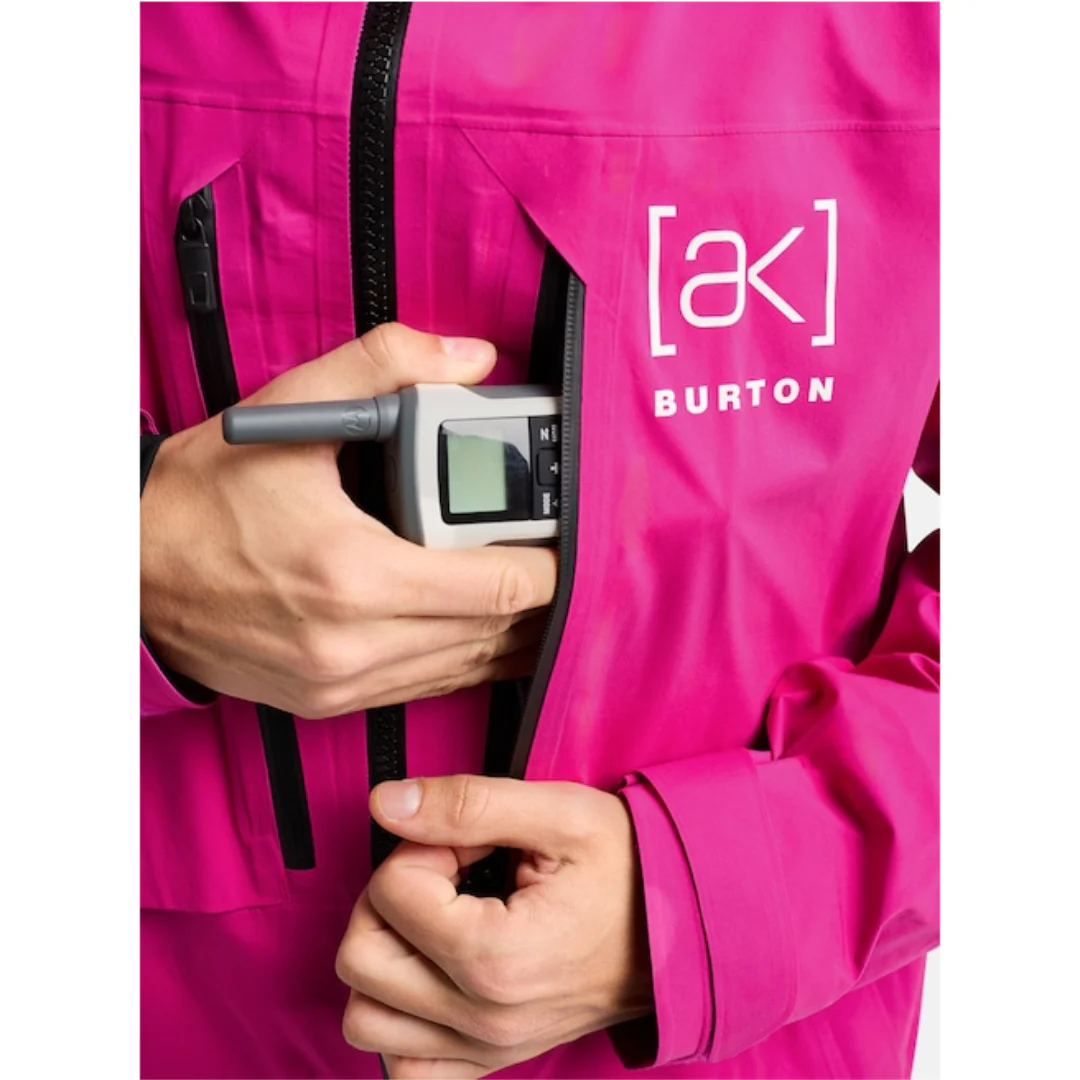 Burton Men's [ak] Hover GORE‑TEX C-Knit 3L Stretch Jacket - Very Berry - Image 8
