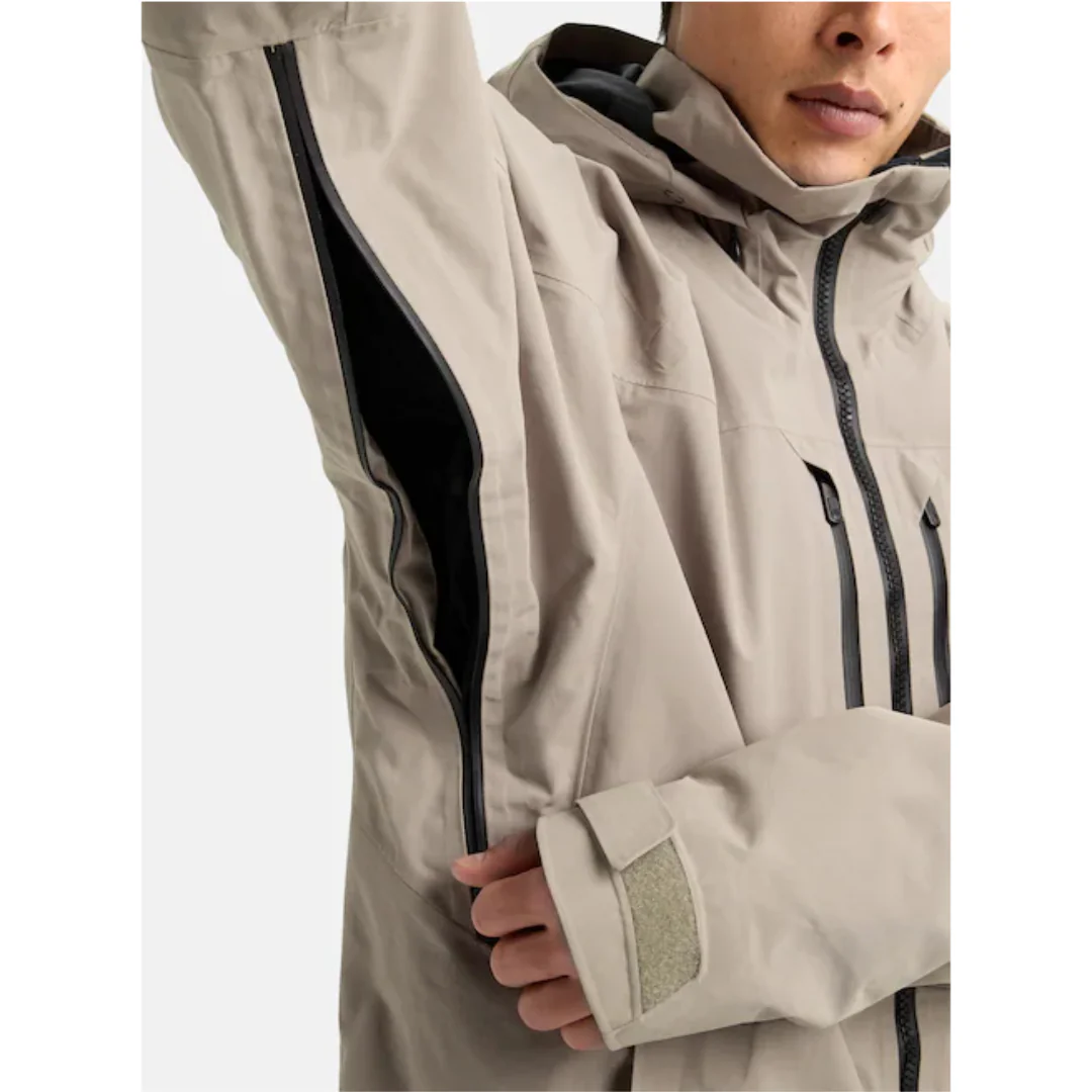 Burton Men's [ak] Swash GORE‑TEX 2L Jacket - Summit Taupe - Image 7