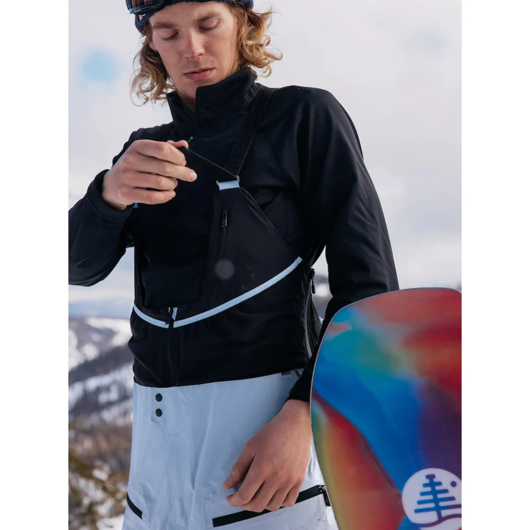 Burton Men's [ak] Tusk GORE-TEX 3L PRO Hi-Top Bib Pants - Dusty Blue - Image 5