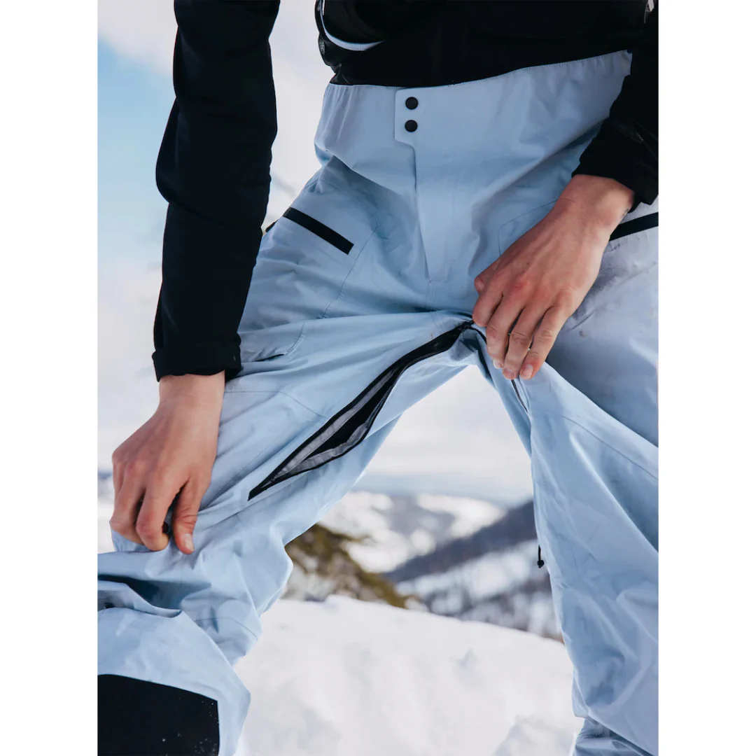 Burton Men's [ak] Tusk GORE-TEX 3L PRO Hi-Top Bib Pants - Dusty Blue - Image 6