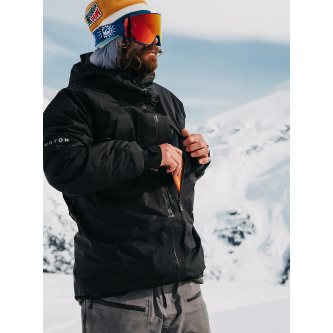 Burton Men's [ak] Tusk GORE-TEX 3L PRO Jacket - True Black - Image 4