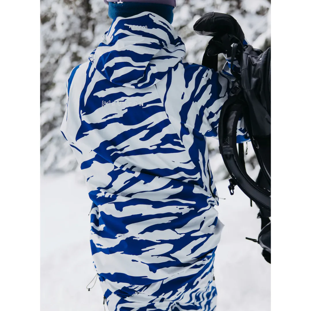 Burton Men's [ak] Tuvak GORE-TEX C-Knit 3L Jacket - Oversized Zebra Jake Blue - Image 3