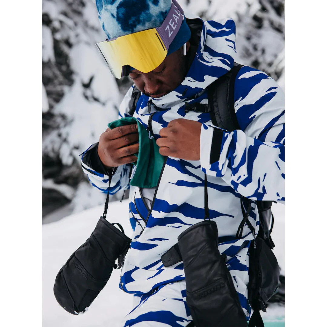 Burton Men's [ak] Tuvak GORE-TEX C-Knit 3L Jacket - Oversized Zebra Jake Blue - Image 5