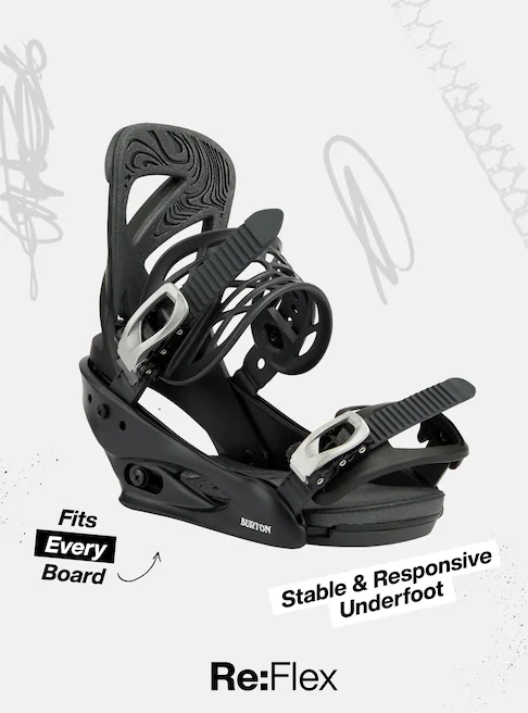 Burton Men's Cartel X Snowboard Binding -Nightfall/White - Image 5