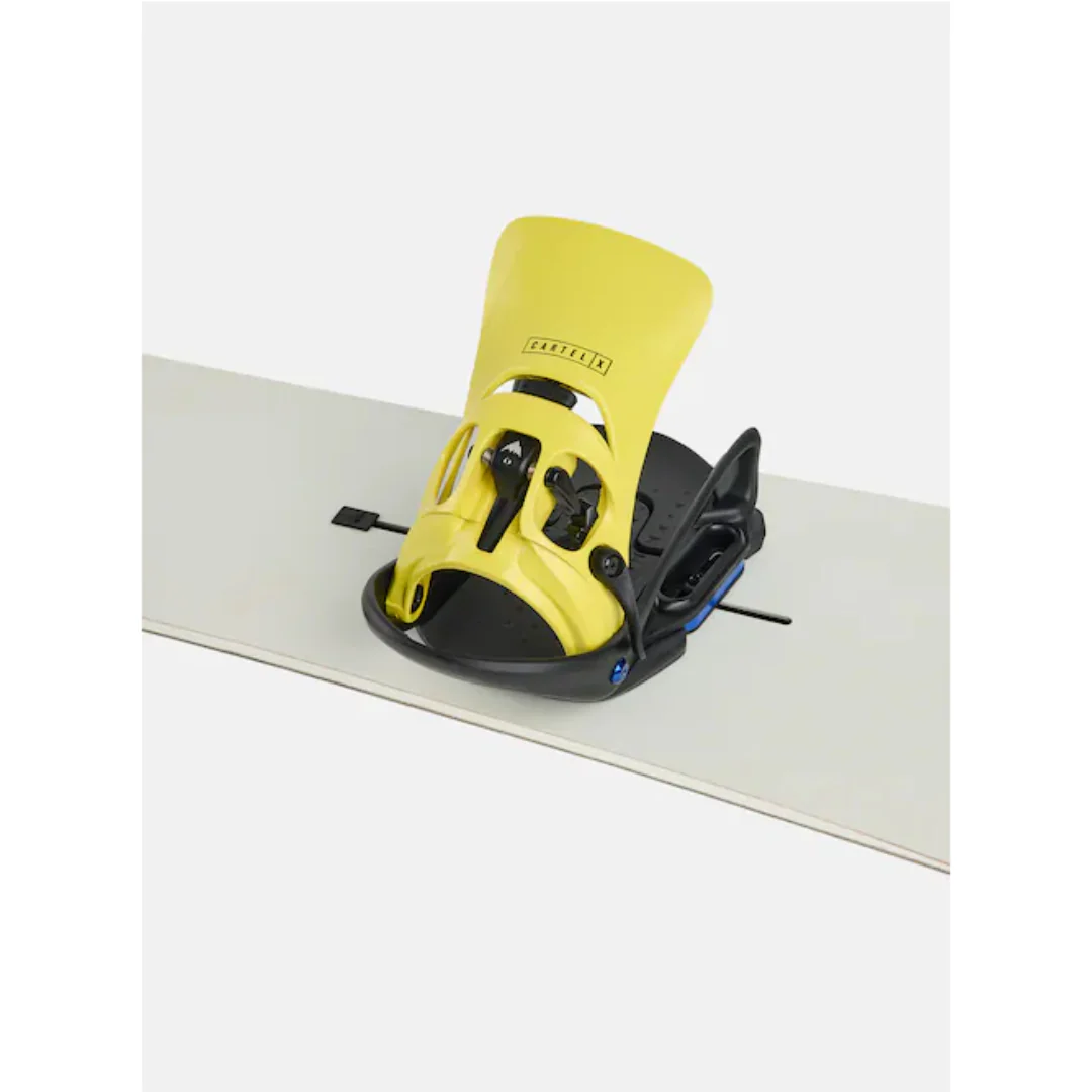 Burton Men's Cartel X EST Step On Snowboard Binding -Atomic Yellow/Black - Image 7