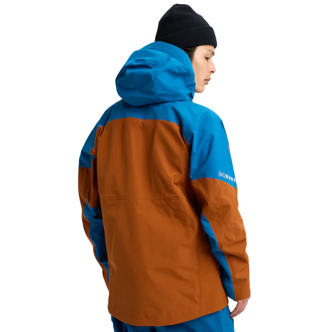 Burton Men's Cyclic GORE‑TEX 2L Jacket - Chestnut Brown/Blue Teal - Image 2