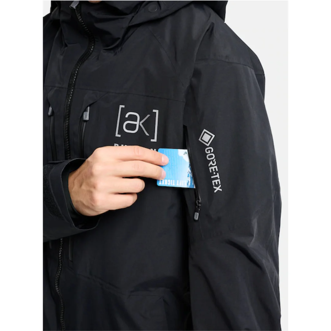 Burton Men's Men's [ak] Swash GORE-TEX Jacket - True Black - Image 4