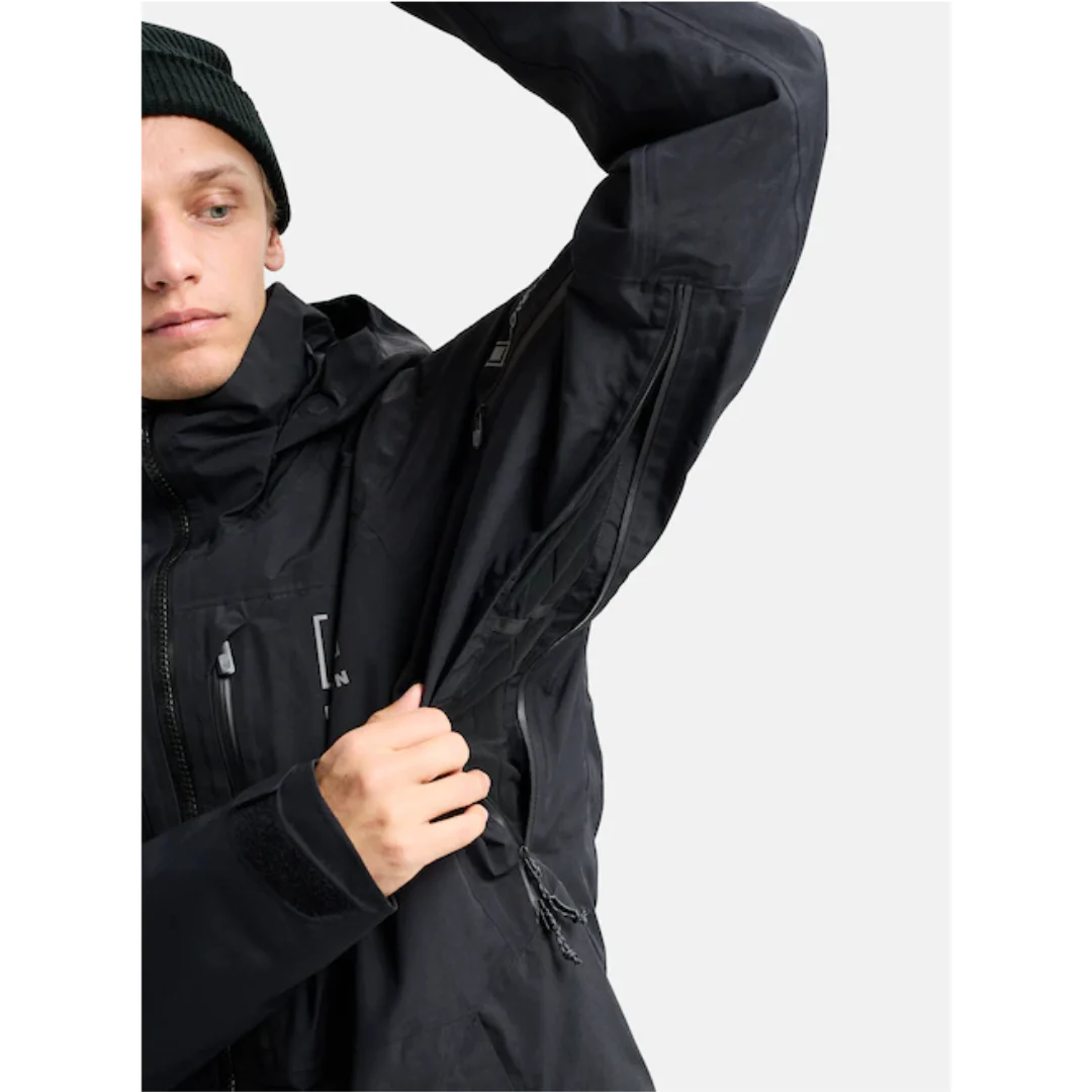 Burton Men's Men's [ak] Swash GORE-TEX Jacket - True Black - Image 6