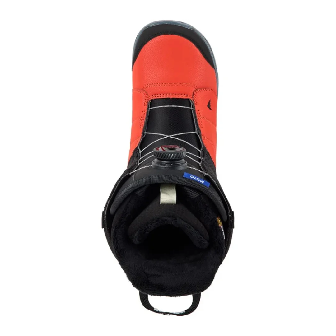 Burton Men's Moto Boa Snowboard Boots - Black/Fiesta Red - Image 3
