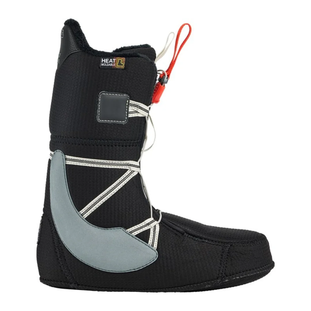 Burton Men's Moto Boa Snowboard Boots - Black/Fiesta Red - Image 5
