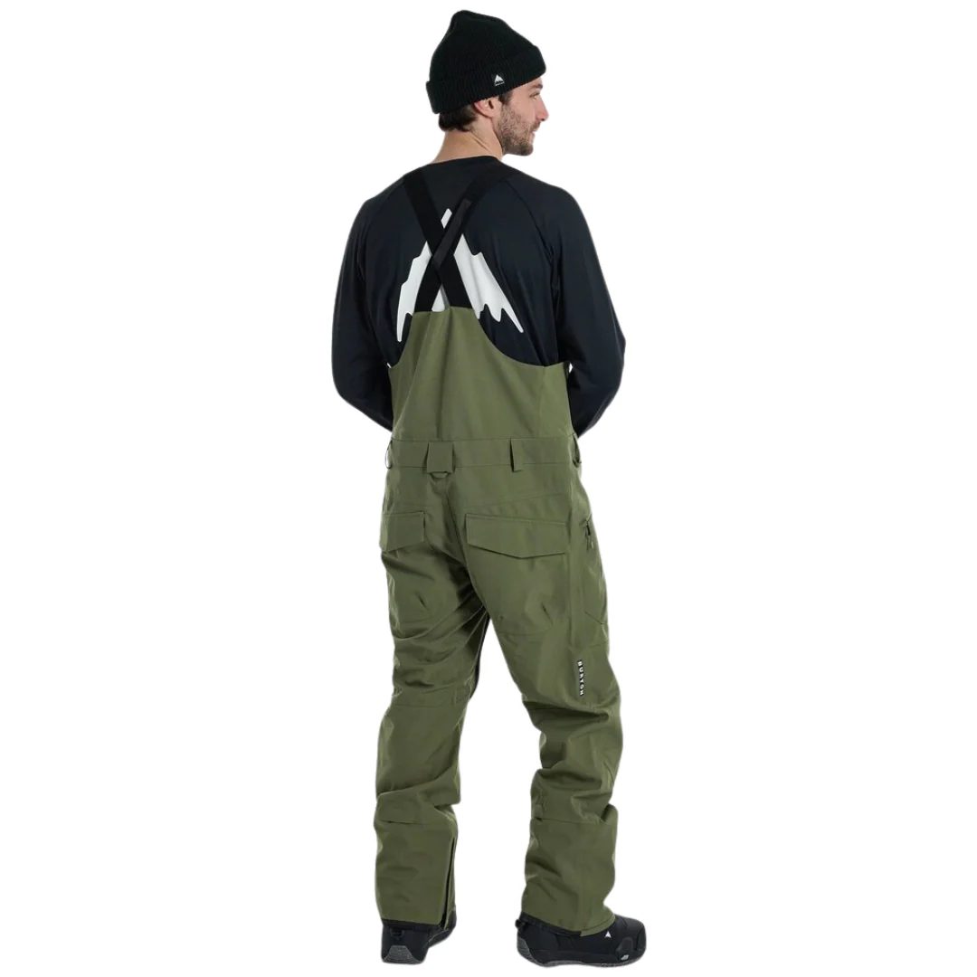 Burton Men's Reserve 2L Bib Pants - Forest Moss - Image 2
