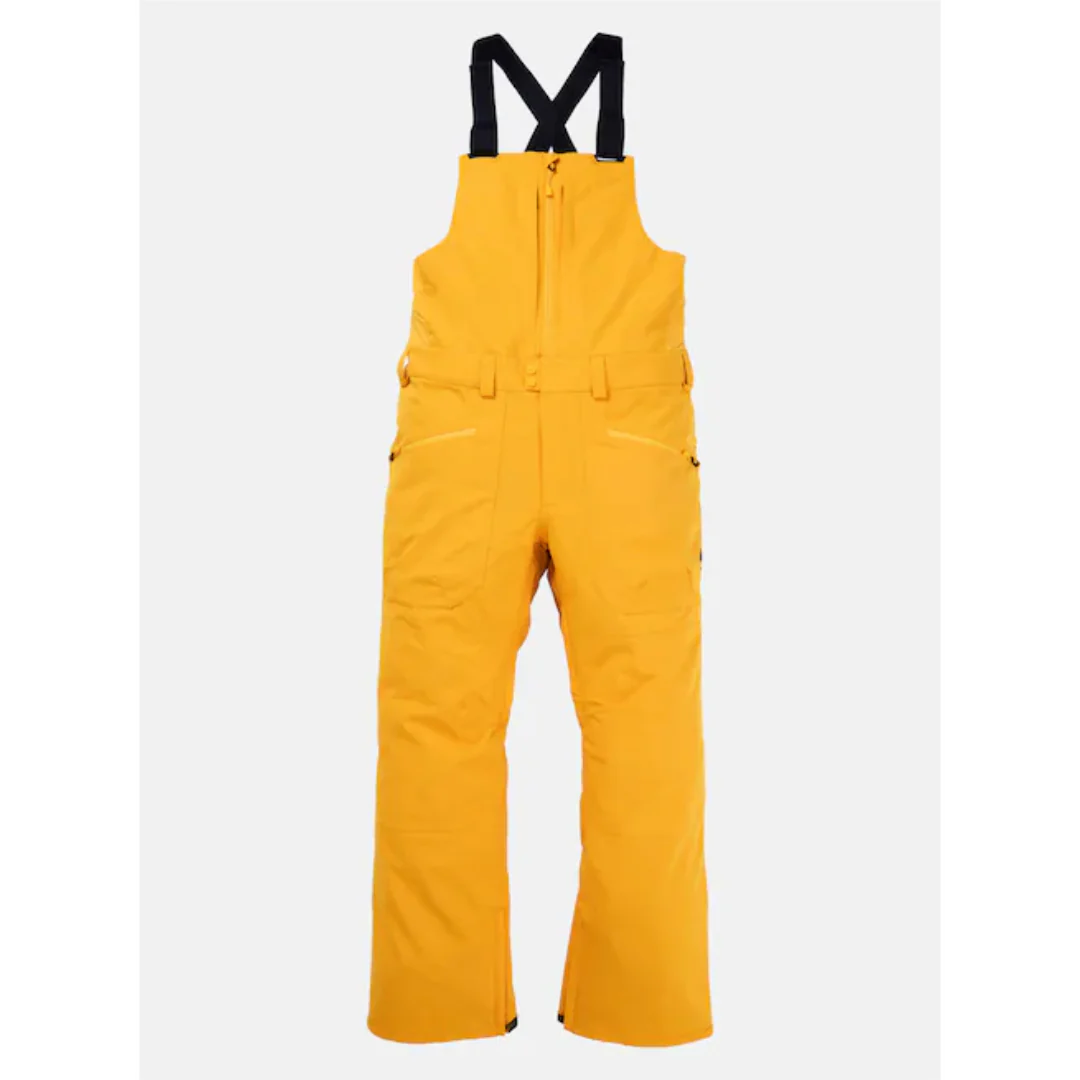 Burton Men's Reserve 2L Bib Snowpants-Golden Rod