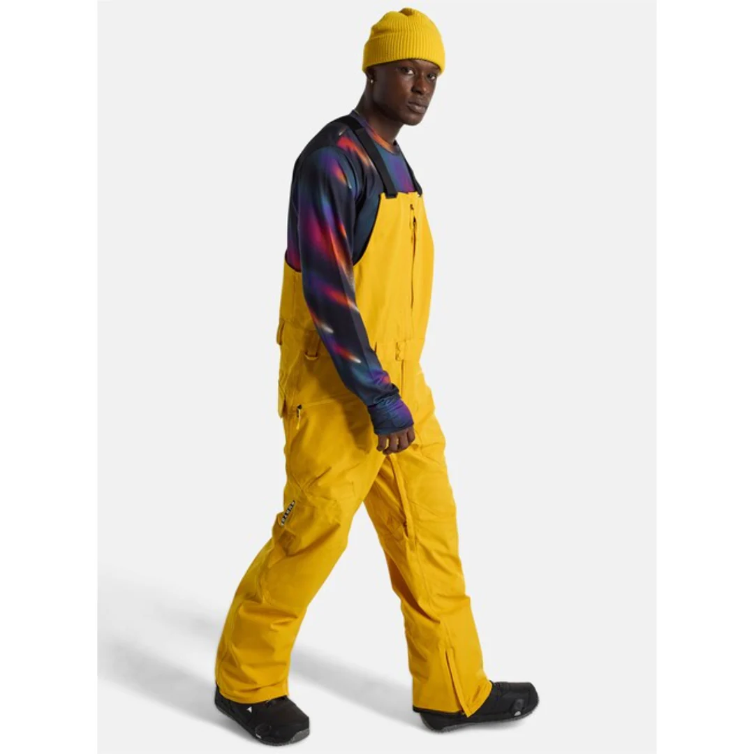 Burton Men's Reserve 2L Bib Snowpants-Golden Rod - Image 8