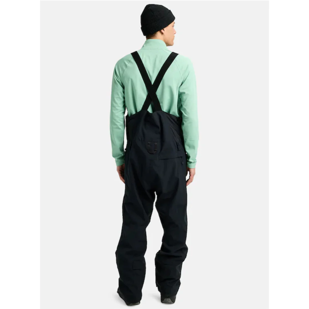 Burton Men's Reserve 2L Stretch Bib Snowpants-True Black - Image 6