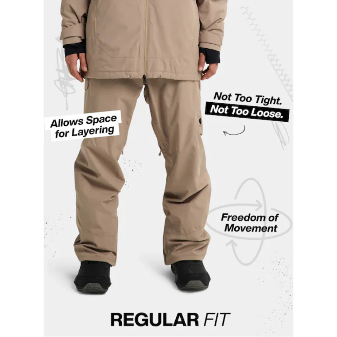 Burton Men's Reserve Gore-Tex 2L Bib Snowpants-True Black - Image 5
