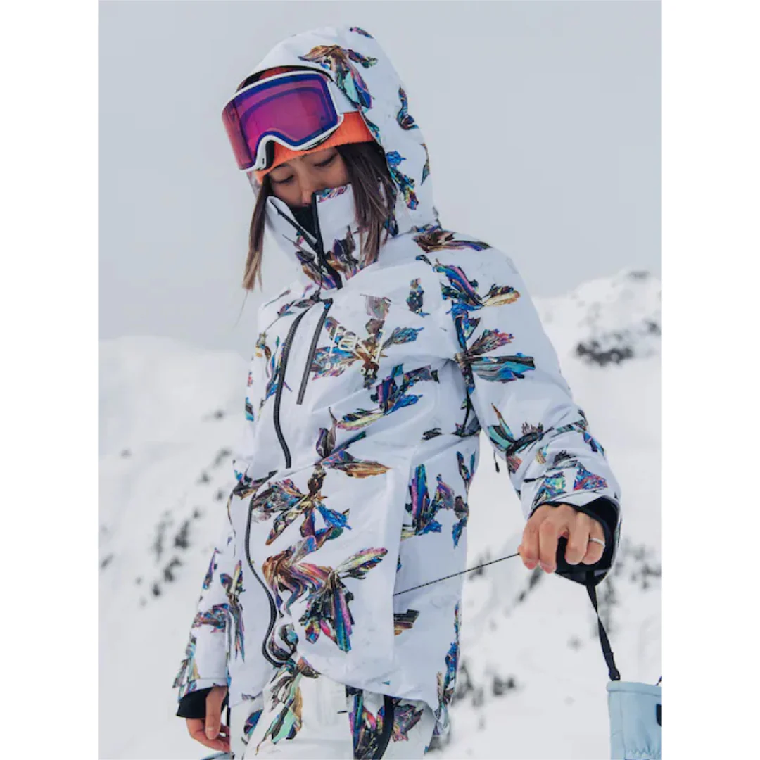 Burton Women's [ak] Embark GORE-TEX 2L Jacket - Stout White Crystals - Image 8