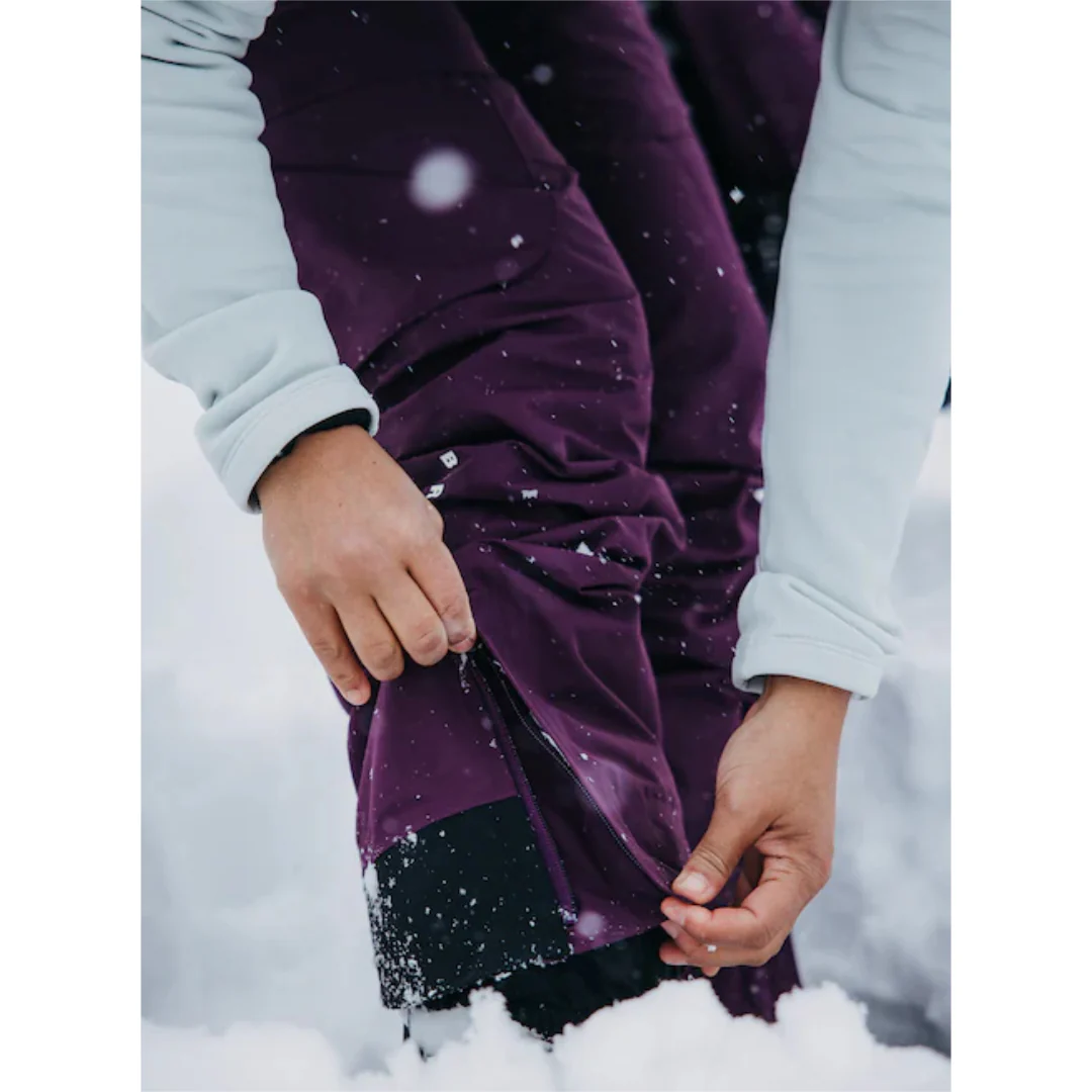 Burton Women's  AK Kimmy Gore Tex 2L Bib Snowpants-Purple Root - Image 6