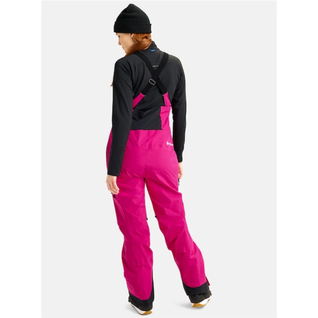 Burton Women's  AK Kimmy Gore Tex 2L Bib Snowpants-Very Berry - Image 2