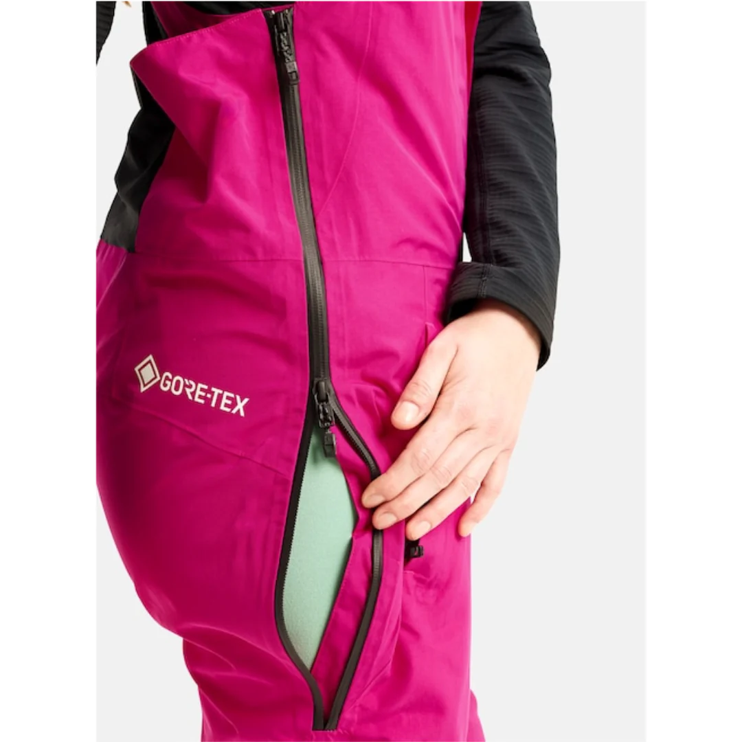 Burton Women's  AK Kimmy Gore Tex 2L Bib Snowpants-Very Berry - Image 6