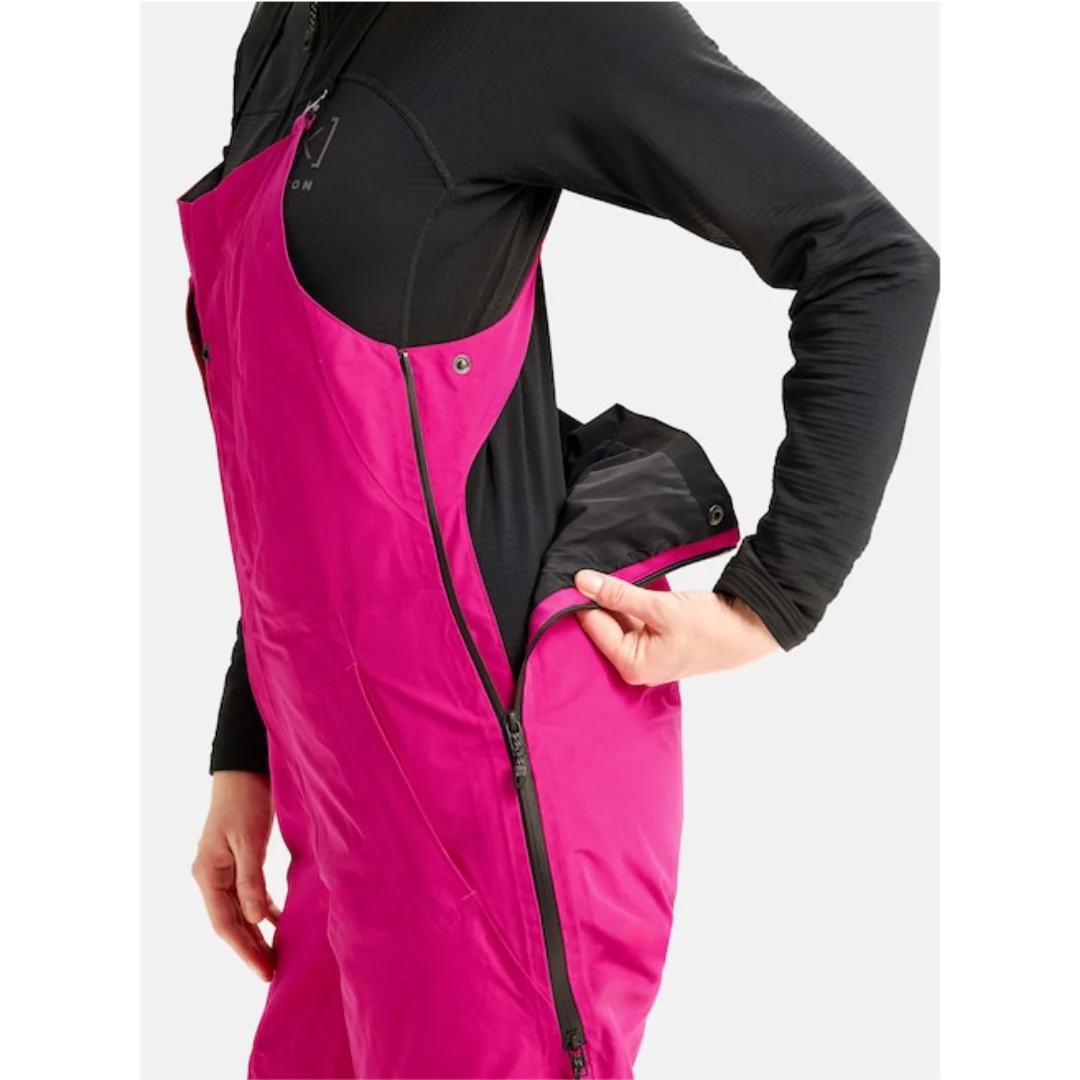 Burton Women's  AK Kimmy Gore Tex 2L Bib Snowpants-Very Berry - Image 7