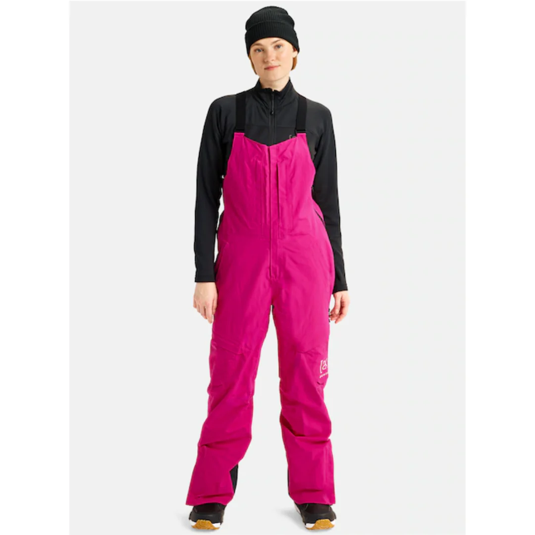 Burton Women's  AK Kimmy Gore Tex 2L Bib Snowpants-Very Berry - Image 8