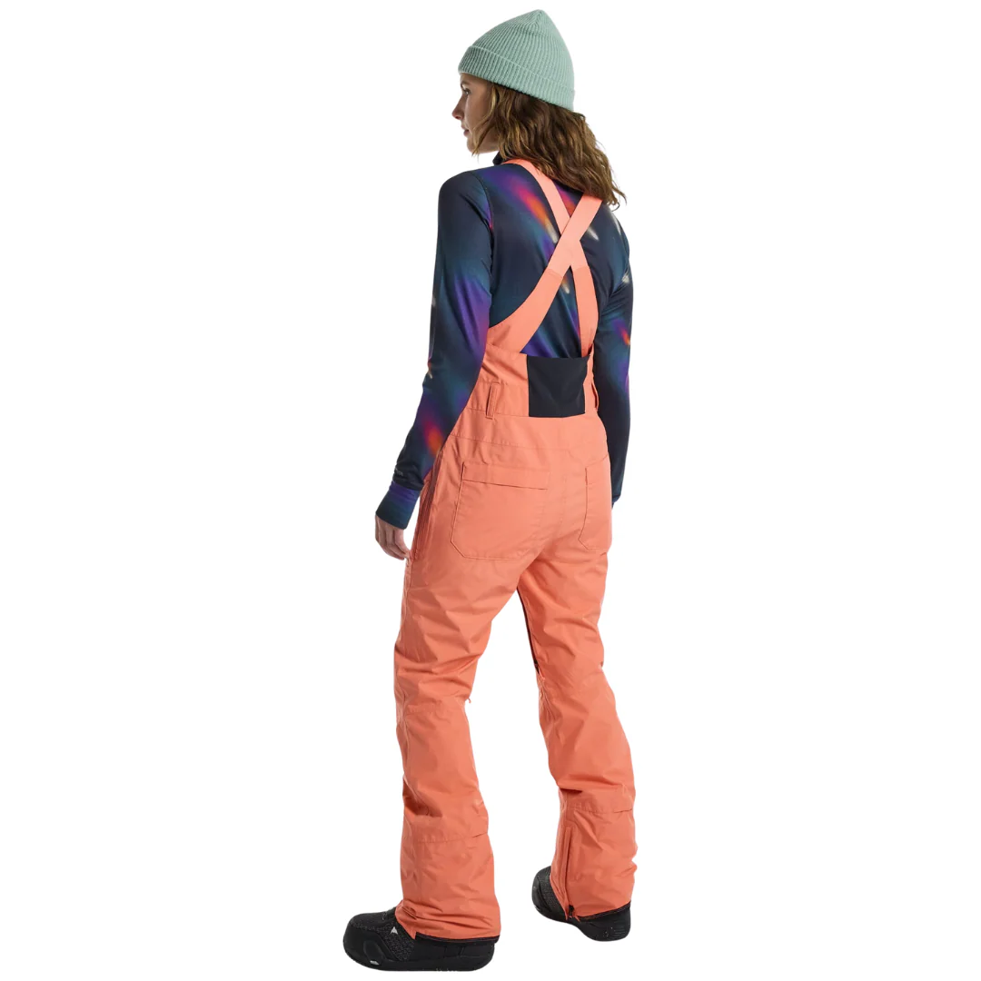 Burton Women's Avalon GORE-TEX 2L Bib Pants- Peach Echo - Image 2