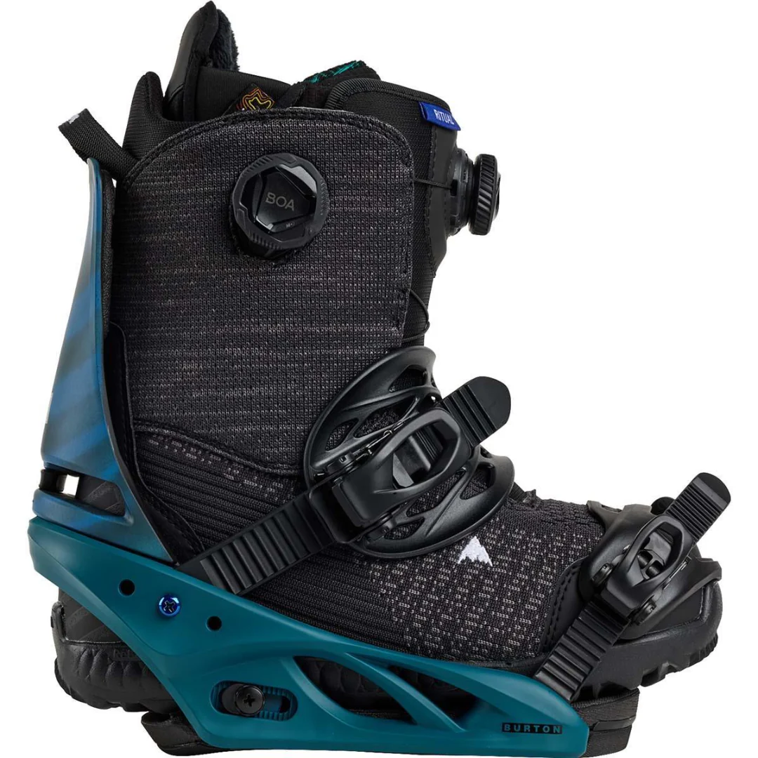 Burton - Women's Lexa Re:Flex Snowboard Bindings - Evergreen Shatter - Image 4
