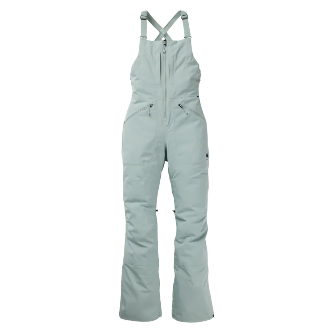 Burton Women's Reserve Stretch 2L Bib Pants - Petrol Green