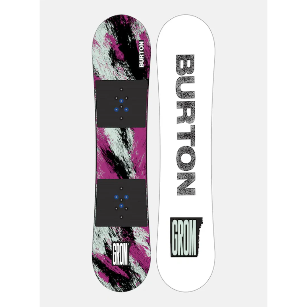 Burton Youth Grom Snowboard-Purple/Teal