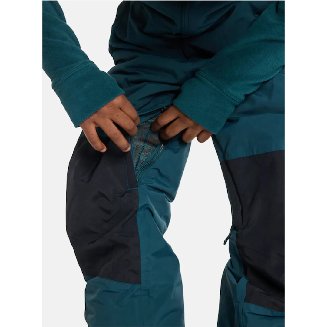 Burton Youth Skylar 2L Bib Snowpants-Deep Emerald - Image 6