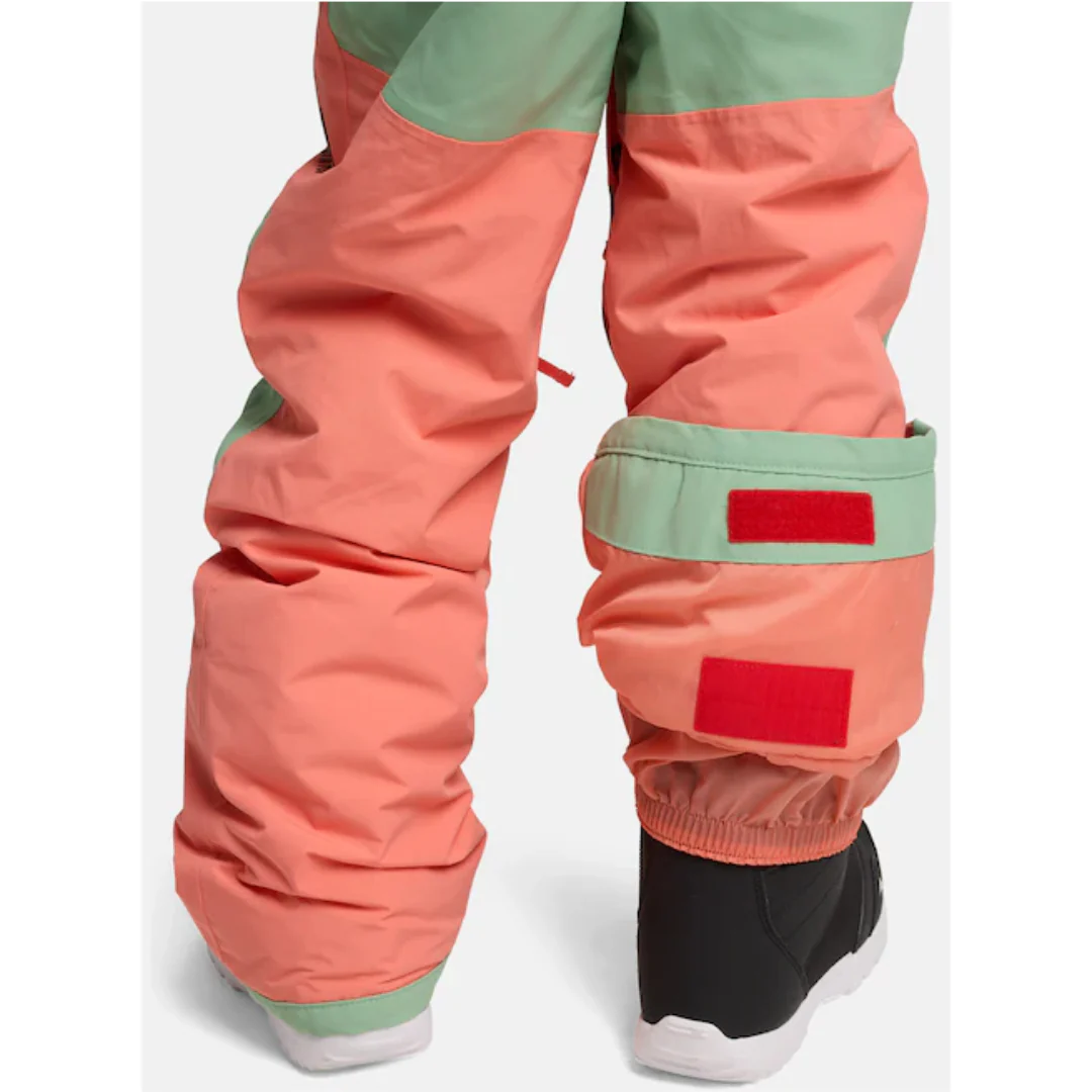 Burton Youth Skylar 2L Bib Snowpants-Peach Echo - Image 6