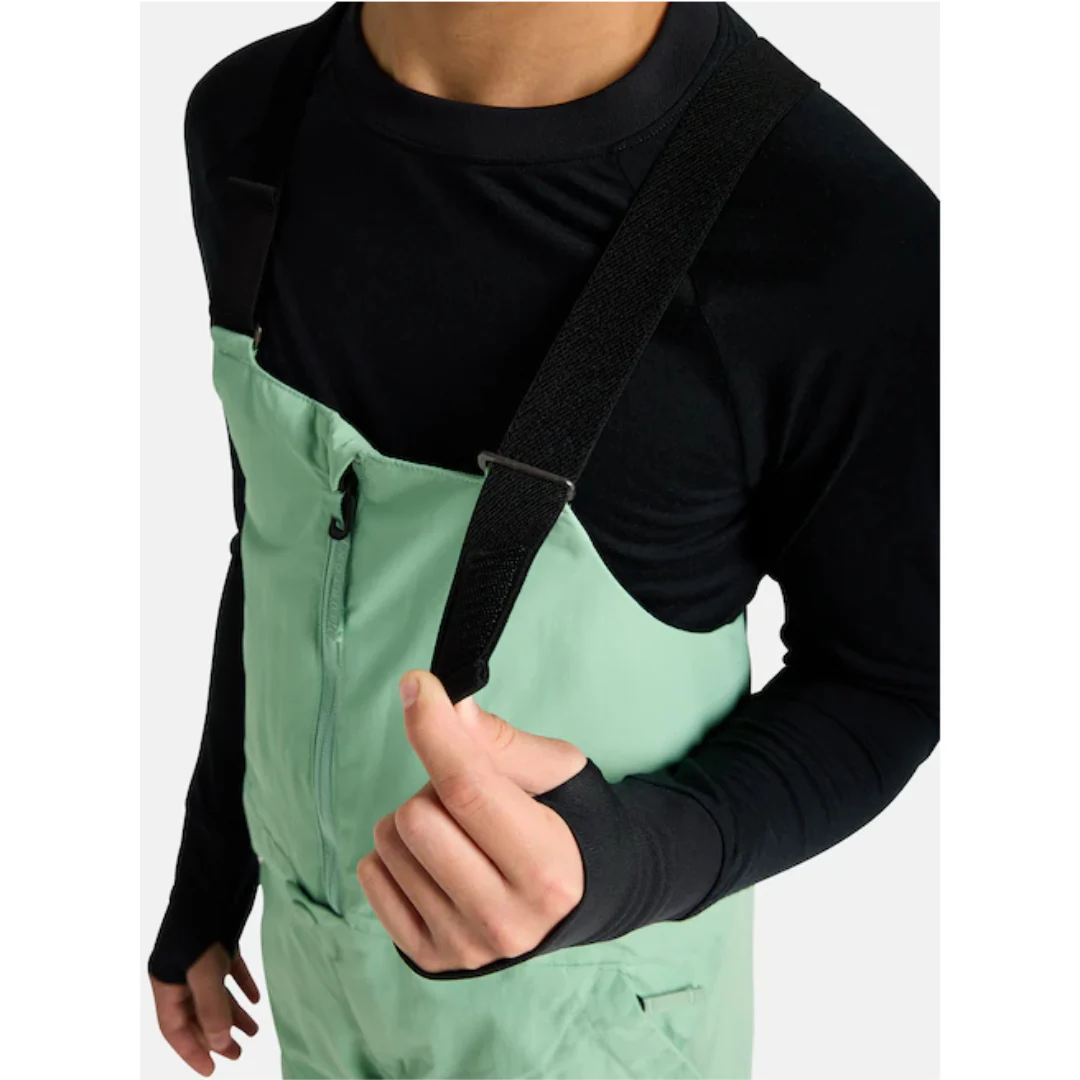 Burton Youth Skylar 2L Bib Snowpants-Soft Sage - Image 4