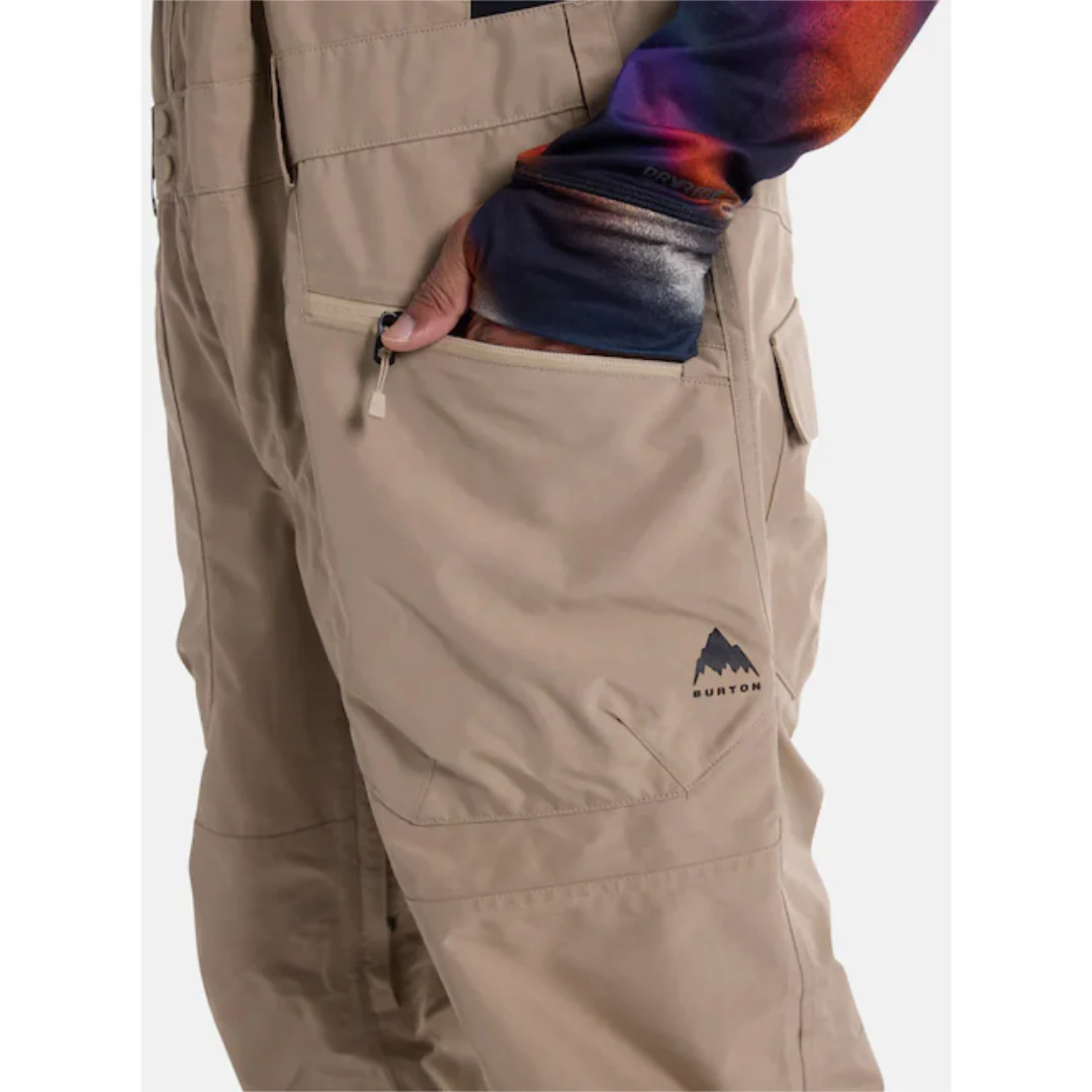Buton Men's Reserve GORE-TEX Bib Pants- Summit Taupe - Image 4