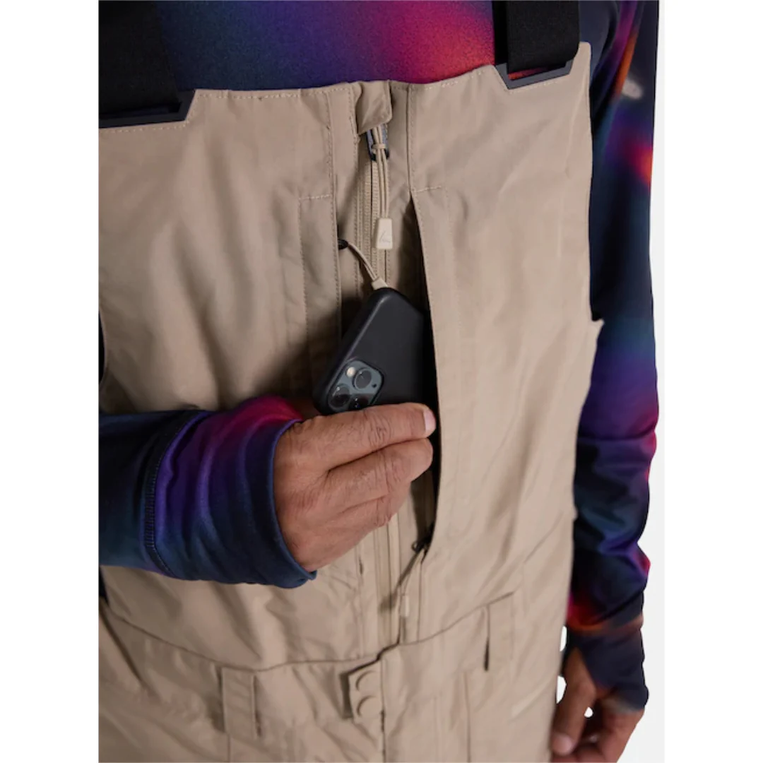 Buton Men's Reserve GORE-TEX Bib Pants- Summit Taupe - Image 5