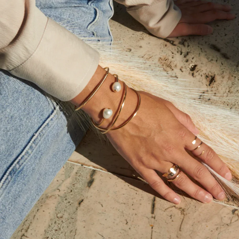 Carden Avenue Collins Gold Bracelet Cuff - Image 2