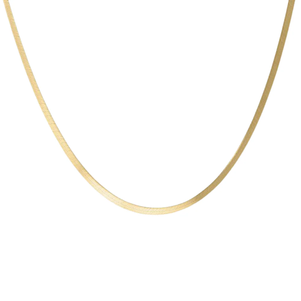 Carden Avenue - Sienna Heringbone Snake Chain
