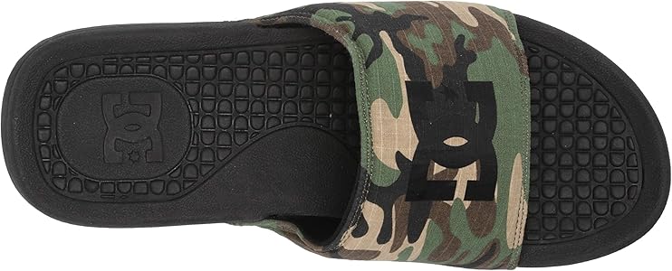DC Bolsa Mens Flip Flops -Black/Camo - Image 3