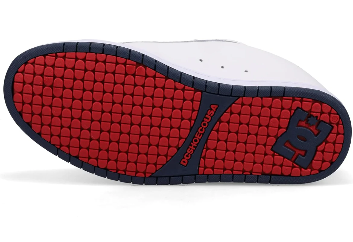 DC Court Graffik - White/Navy/Red - Image 3